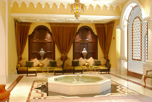 Lobby of the Ritz Carlton