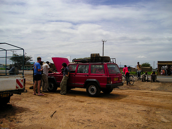 Small rural village where we stopped to get the clutch welded again...
