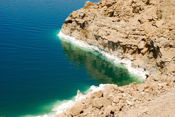 Salt deposits - Dead Sea